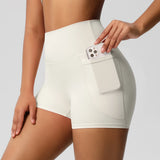 Women's Pocketed Fitness Yoga Shorts