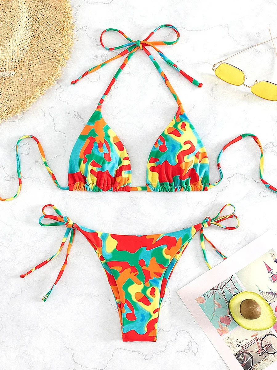 Tie Dye Micro Bikini