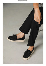 Men Suede Lightweight Driving Loafers