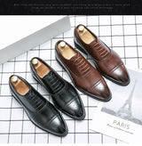 Men’s Red Sole Brogue Dress Shoes