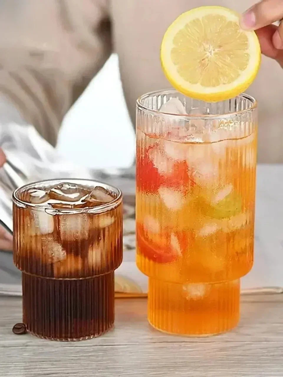 Transparent Glass Coffee Mug