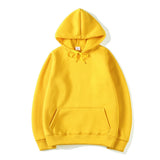 Men's Oversize Hoodie – Solid Black Pullover