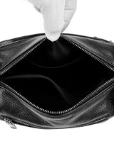 Structured Leather Crossbody Bag