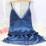 Curvy Luxe Satin Pajama Set