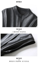 Luxury Soft PU Leather Sleeveless Vest