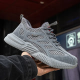 Men Lightweight Safety Work Shoes