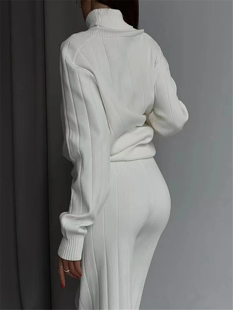 Women's Knit Tracksuit Set
