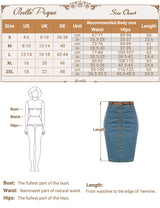 BuckleCurve™ – Ruched Belt Bodycon Skirt (High Waist Retro Denim)
