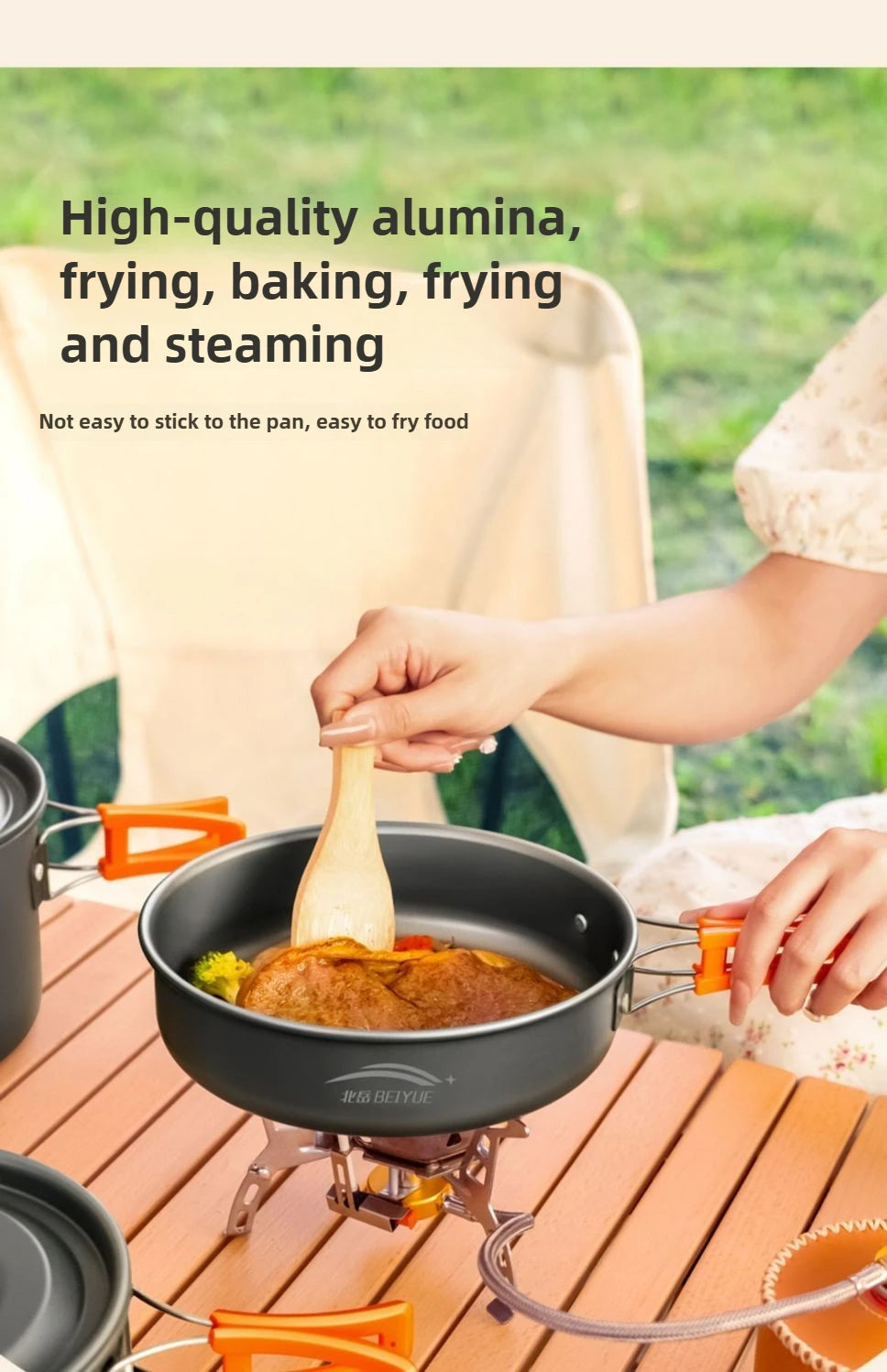 Camping Cookware Combination Set