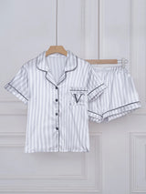 Women Satin Short Pajama Set