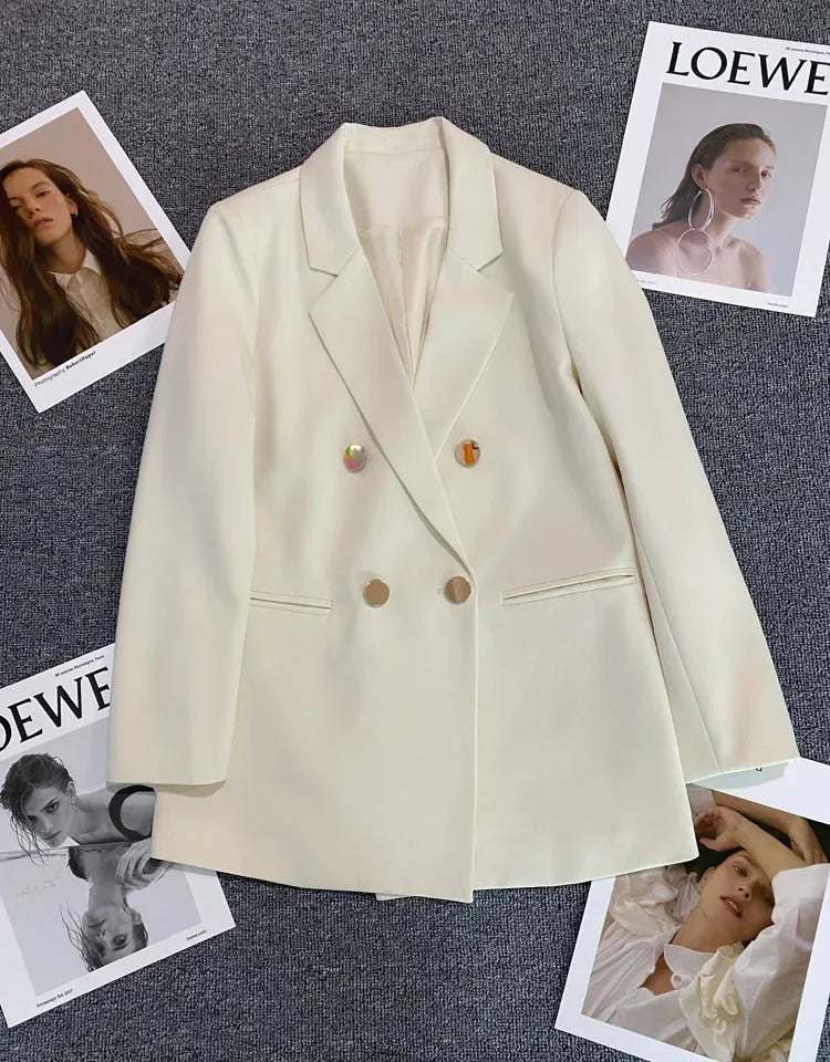 SilhouetteFit™ – Slim Blazer (Korean Fashion, Office-Ready Slimming Design)