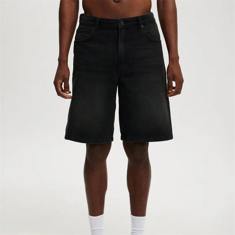 Men Vintage Denim Shorts