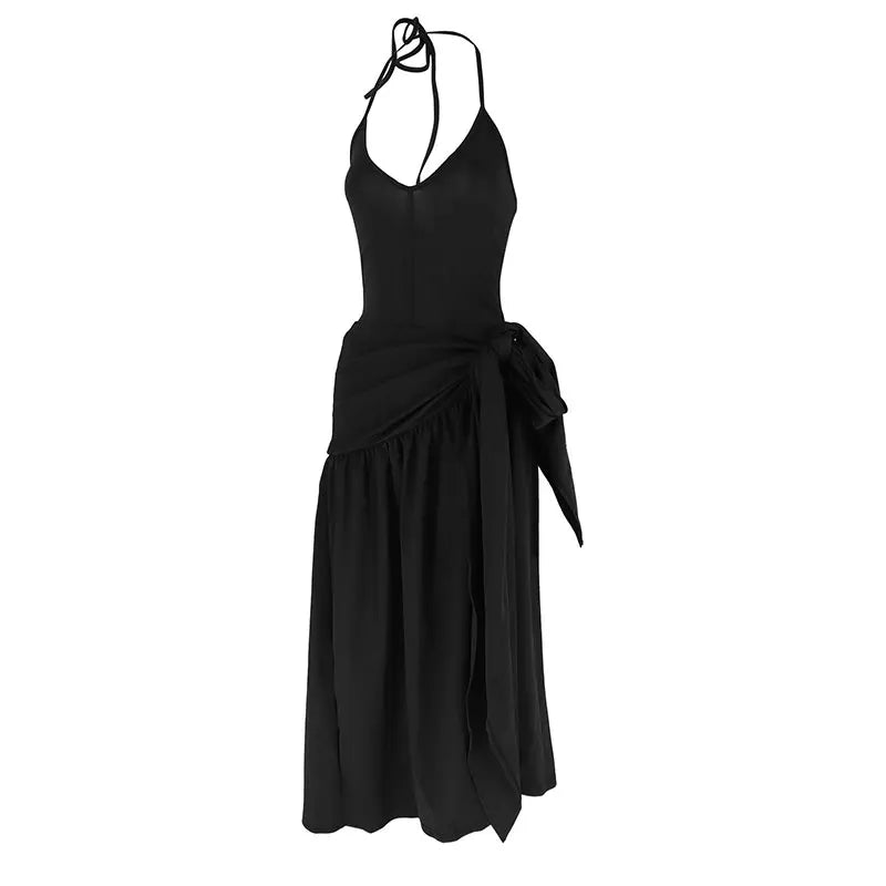 Women's 2-Piece Bodysuit and Skirt Set – Sexy Summer Knitted Party Outfit
