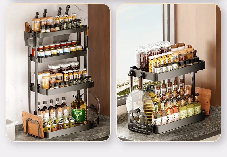 Multi-Purpose Kitchen Spice Organizer Rack