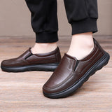 Men’s Light Leather Casual Loafers