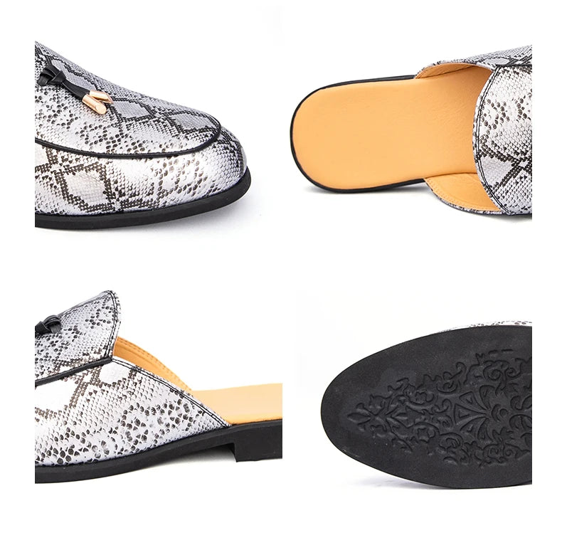 Men Leather Mules