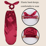Satin Sleep Cap with Bow