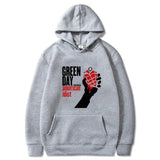 Green Day Printed Pullover Hoodie