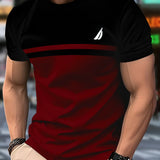 Men’s 3D Stripe Crewneck T-Shirt