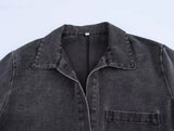 Denim Top & Pant Set for Women