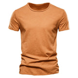 Men Cotton O-Neck Summer T-Shirt