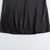 Luxe Satin Midi Elegance Dress