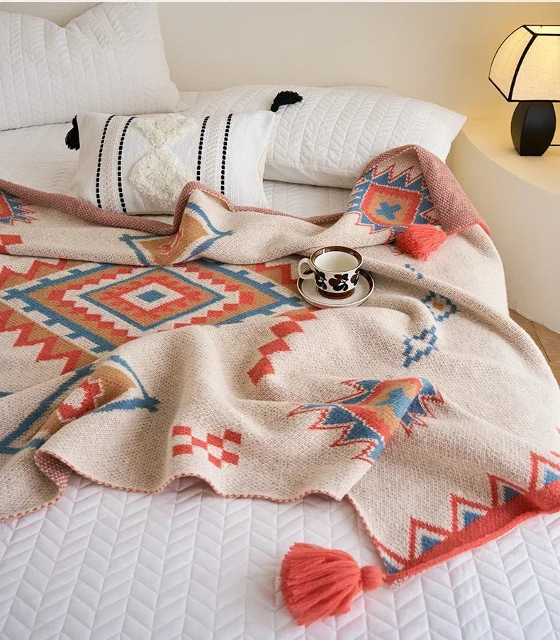 Bohemian Sofa Blanket