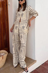 Women's Printed 2 Piece Set