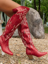 Over Knee Cowboy Boots