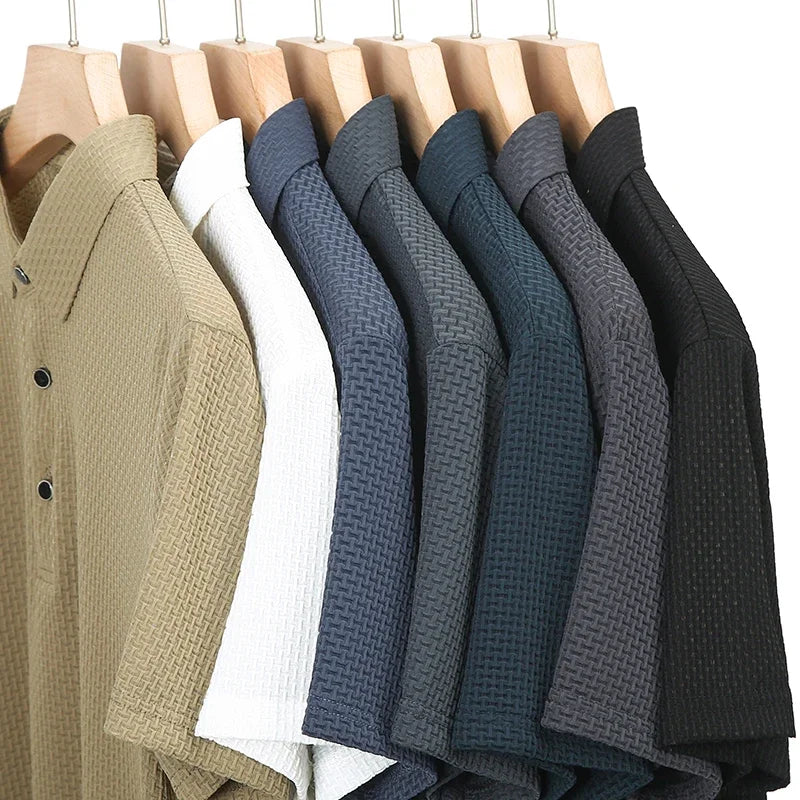 Men Ice Silk Polo Shirt