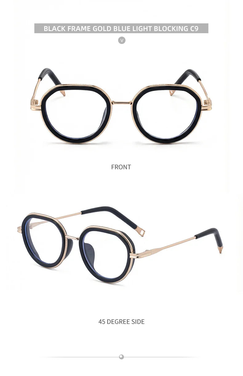 Vintage Round Metal Sunglasses
