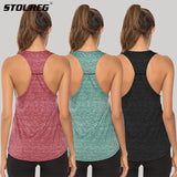 Women Sleeveless Racerback Yoga Tank Top
