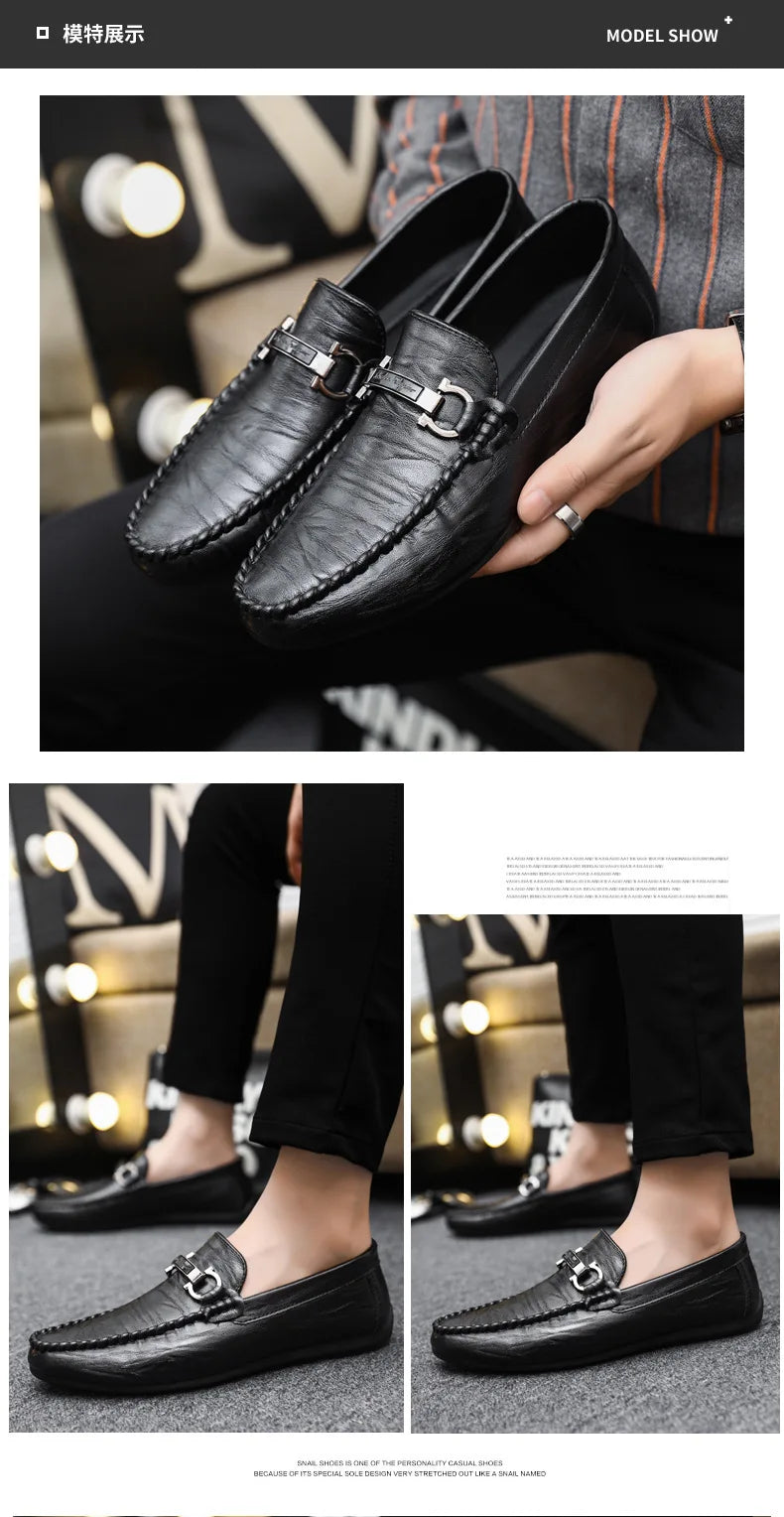 Men’s Luxury Business Leather Loafers