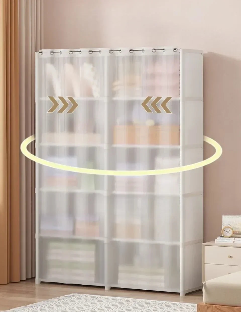 Space-Saving Closet Storage Rack