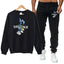 Men's Printed Sweatshirt Tracksuit