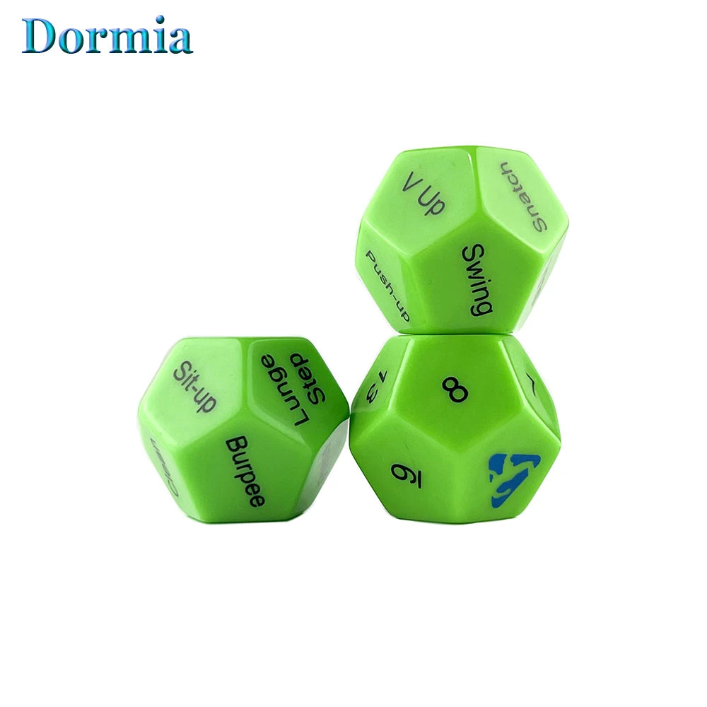 Fitness Exercise Game Dice