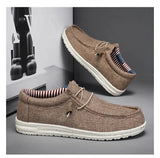 Men Casual Canvas Slip On Loafers