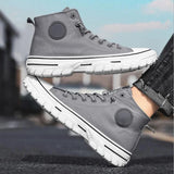 Men Gray Skate Shoes