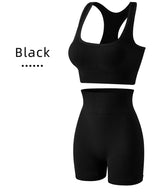 Women Seamless Yoga Bra Set
