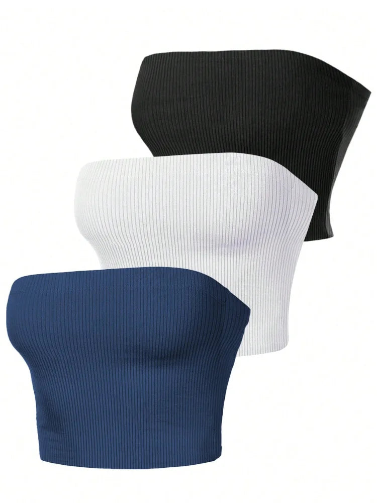 Y2K Solid Crop Tank