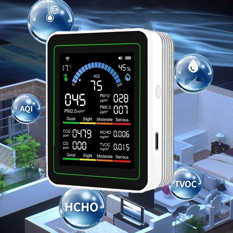 10-in-1 Air Quality Detector