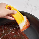 Kitchen Pan & Dish Cleaning Scraper – Soft Blade Brush