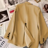 TrendyCore™ – Streetwear Office Blazer (Long Sleeve, Korean Fit, 2025 Vibe)