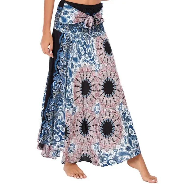 Women Vintage Plaid Button Midi Skirt