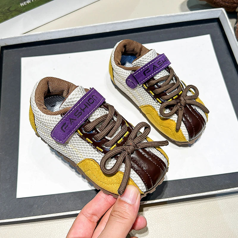 Kids Colorblock Casual Sneakers