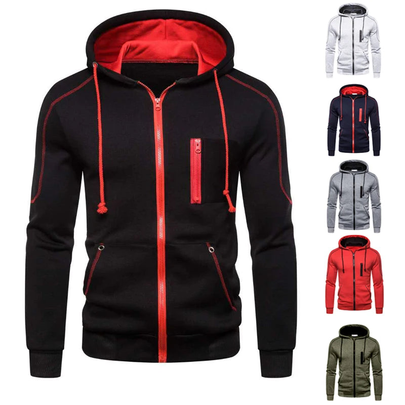 Men's Fleece Zip-Up Hoodie