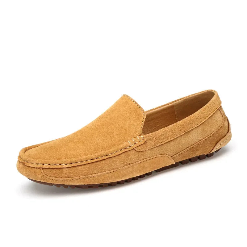 Men’s 2025 Luxury Suede Boat Loafers