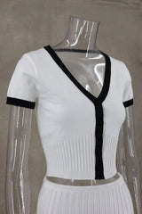 Women's 2 Piece Skirt Set