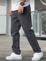 Heritage Washed Straight Jeans