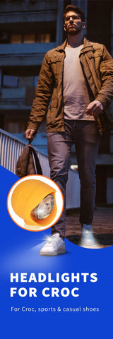 Women LED Shoe Light Charms Rainbow